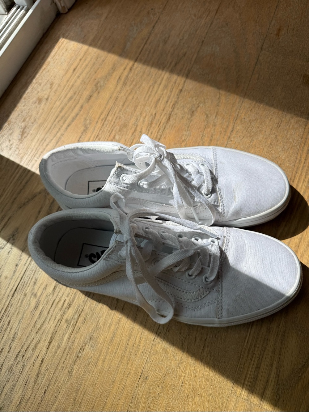 White Vans Size 7.5